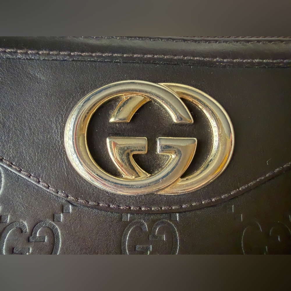 Gucci Sukey Long Zip Around Wallet Guccissima GG Brown Leather Large with Box - Picture 6 of 14